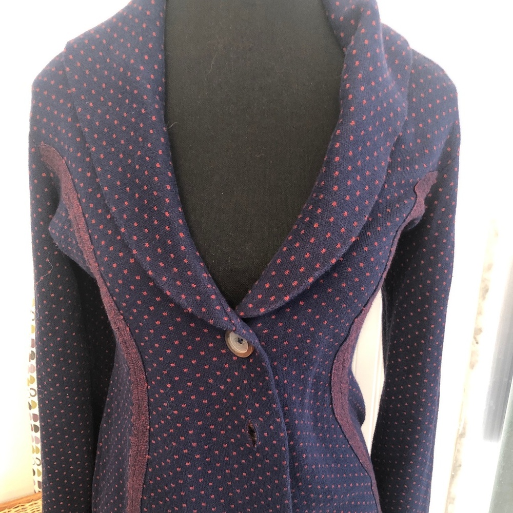 Rosie Niera Boutique Cotton Knot Tailored Blazer
